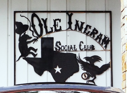 Ingram TX - Ole Ingram Social Club sign