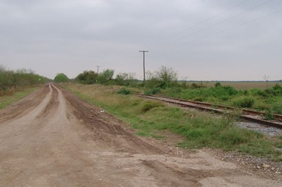 Old Military Hwy & RR tracks, to Los Ebanos, Texas 