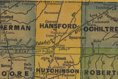 Hansford County Texas 1940s mp