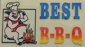 Best B-B-Q. Pig in chef hat