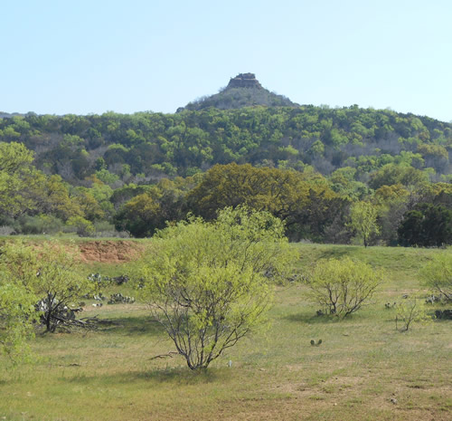 TX - View of Bell Mountain from Willow City Loop 