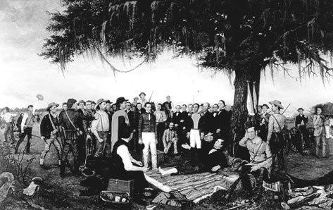Surrender of Santa Anna by Huddle