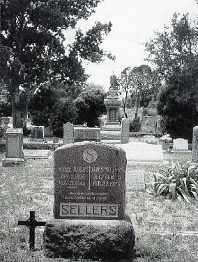 Center Point Cemetery - Texas Ranger Sellers Tombstone