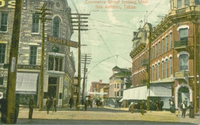 San Antonio TX Commerce Street 1907