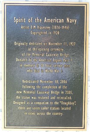 FL - Clearwater , Spirit of the American Navy Plaque 