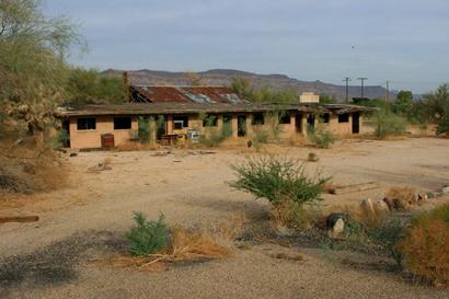 Yucca Arizona ghost town abandoned motel