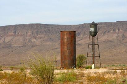 Yucca water tower, Arizona ghost town