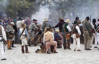 Alamo Battle - final assault on the Alamo