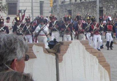 Alamo Battle - Mexican troops