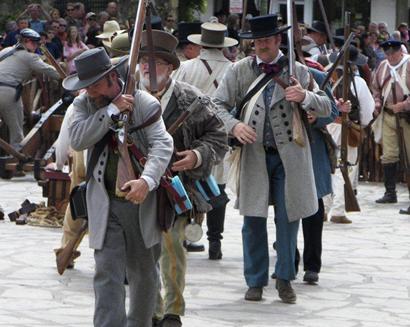 Alamo Battle - troops from Gonzlaes
