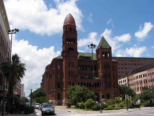 San Antonio TX - The restored 1897 Bexar County courthouse