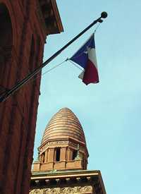 Bexar County courthouse tower, San Santonio, Texas