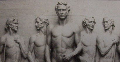 Coppini cenotaph figures nude