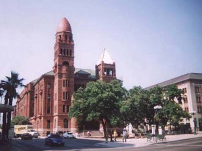 Bexar County Courthouse Front View, San Antonio,  Texas 