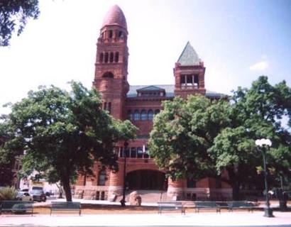 Bexar County Courthouse Front View, San Antonio,  Texas