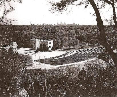 Sunken Garden Amphitheatre, San Antonio, Texas vintage image