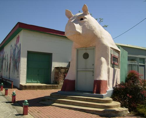 San Antonio Texas Big Pig