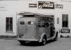 Coca Cola advertising car