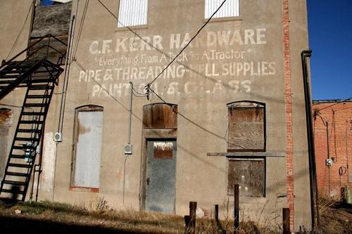 C.F. Kerr Hardward ghost sign, Hereford Texas