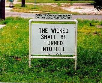 The wicked shall be turned into  Hell