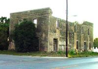 A ruin in Benavides Texas