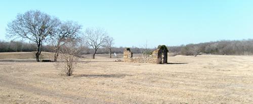 Bergs Mill Texas ruin