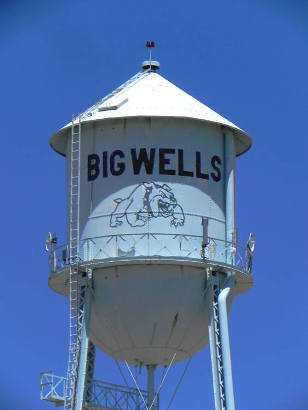 Big Wells TX -  Tin Man Water Tower