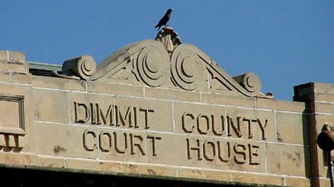 Dimmit County Courthouse detail