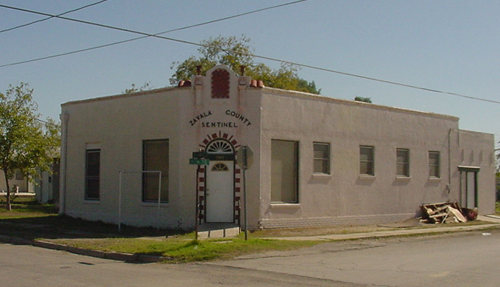 Crystal City TX -  Zavala County Sentinel building