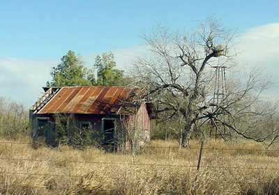 Dinero Texas ruin