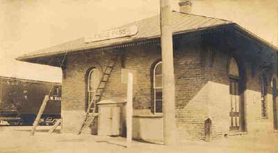 Depot, Eagle Pass, Texas old photo