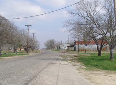 Gillett TX street scene