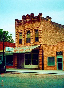 brick building on the square