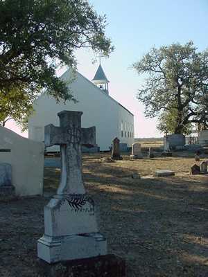 Gussetville Cemetery and Church, Texas