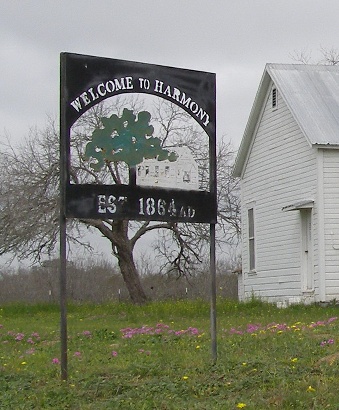 TX - Harmony Welcome Sign