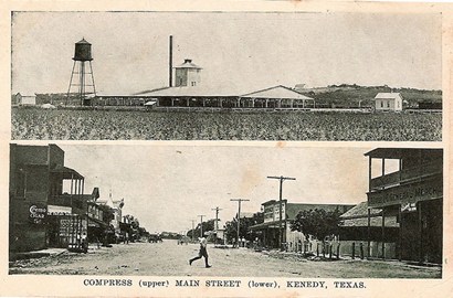 Compress and Main Street, Kenedy, Texas
