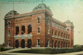 Webb County Courthouse in Laredo, Texas old postcard