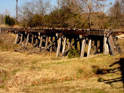 Leon Springs Texas railroad bridge