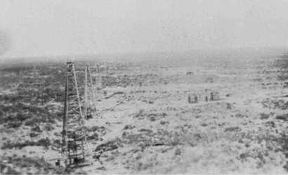 Mirando Valley oil field, 1922 Texas