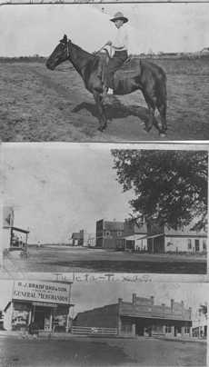 Normanna area scenes, Texas postcards