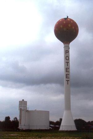 Poteet strawberry water tower, Texas