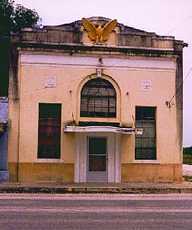 Former post office in Runge, Texas