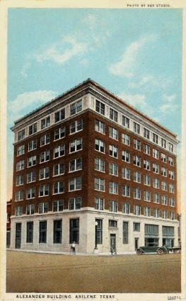 Abilene TX - Alexander Building Ca. 1920 