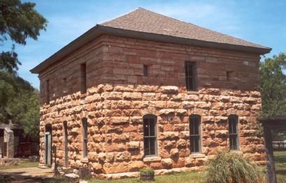1879 former Taylor County Courthouse and Jail, Buffalo Gap Texas