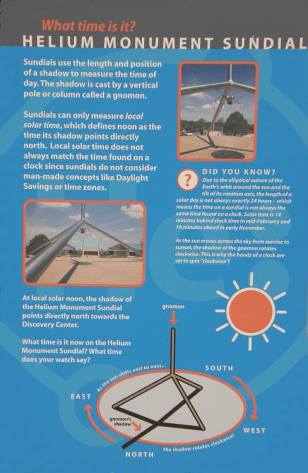 Amarillo Texas - Helium Monument Sundial