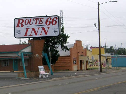Amarillo Tx Old Route 66 Sign  - Route 66 Inn