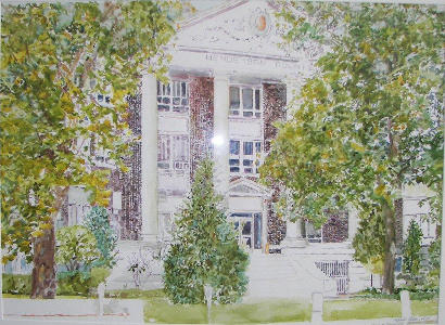 Athens, TX - Henderson County Courthouse Painting