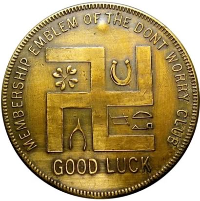 Ballinger TX - Farmers and Merchants State Bank Good Luck Coin , back