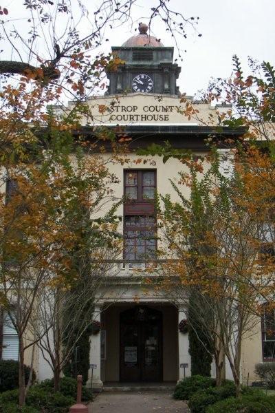 Bastrop County courthouse Entrance, Bastrop Texas