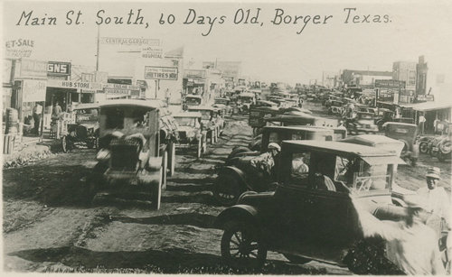 Borger TX - Main Street South May 1926 